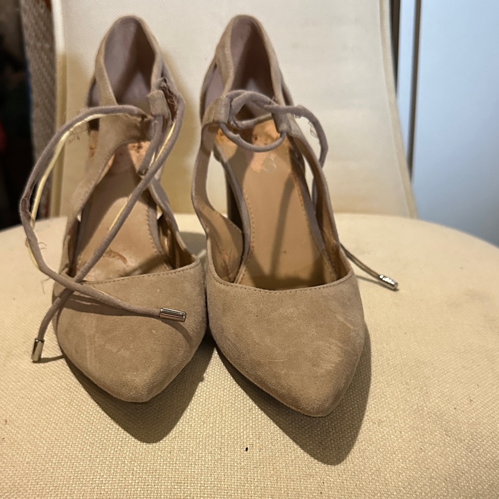 Franco Sarto Tan Heeled Shoes